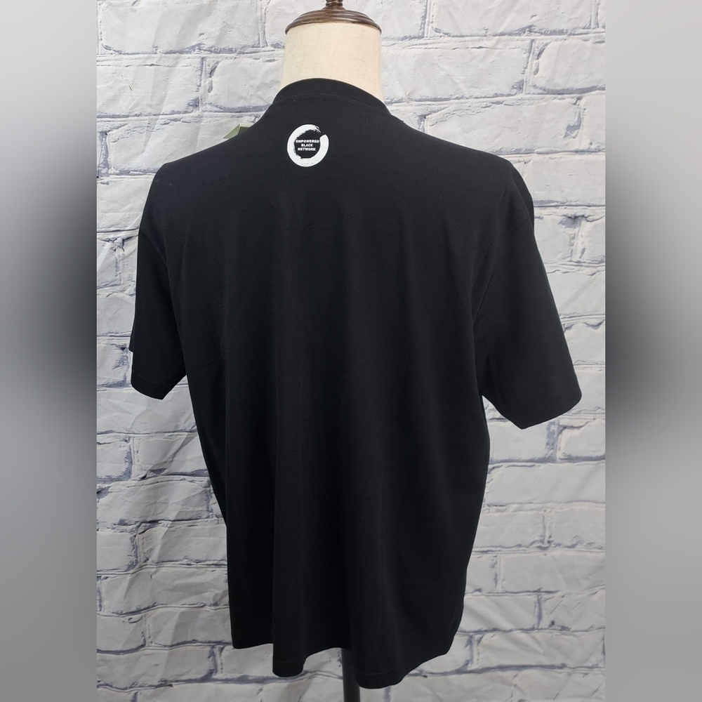 NWT Burberry Men's T-Shirt Tee Black Power Fist TB Logo Organic Medium - Picture 14 of 16